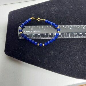 Vintage Avon Lapis Blue Reflections bracelet 7 3/4 in long